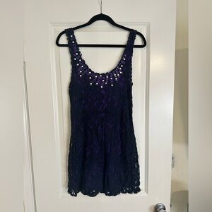 vintage free people mini dress